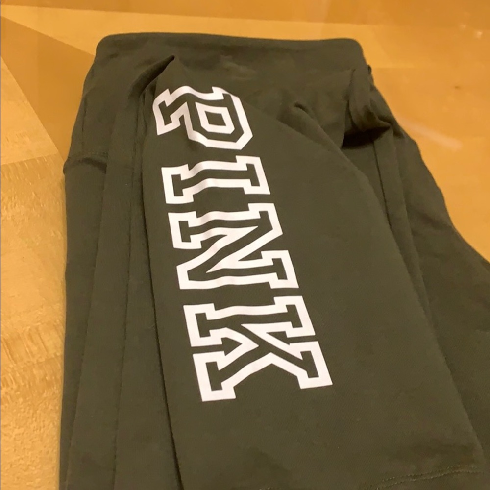 Olive green PINK yoga pants BRAND NEW